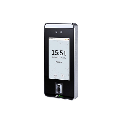 картинка ZKTeco SpeedFace-V5L Биометрический терминал распознавания лиц и отпечатков пальцев от компании Intant